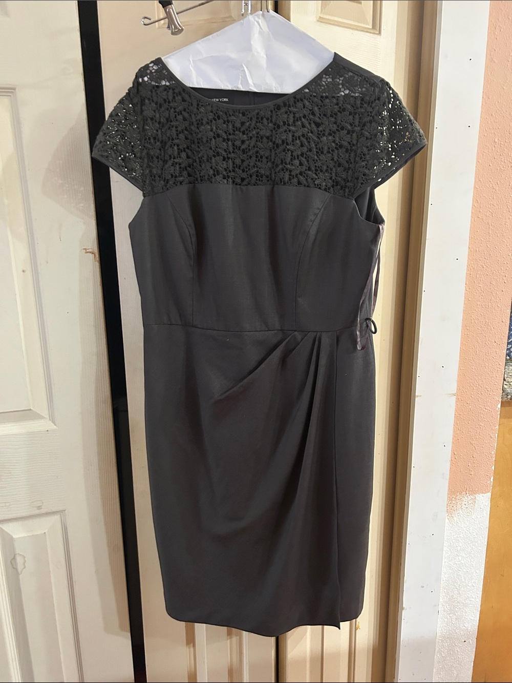 Gray jones new york Lace Yoke Sheath Dress